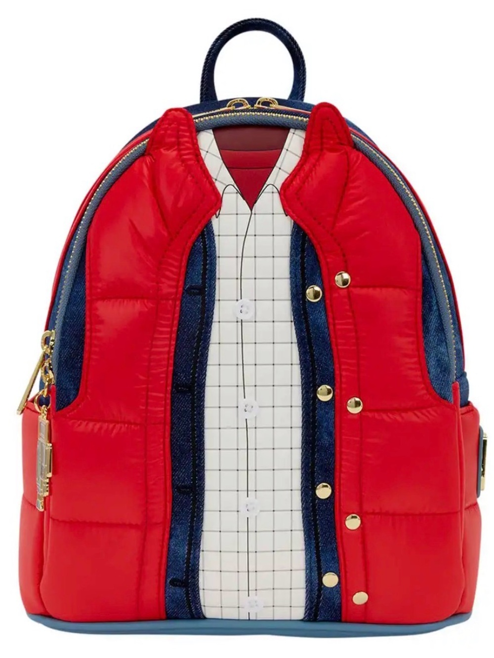 NEW Loungefly Universal Back To The Future Marty McFly Jacket Cosplay Backpack